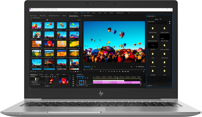HP Zbook 15U G5 - Intel Quadcore i7-8550U - 32GB Ram - 512GB SSD - 15,6" (39.62 cm) - Radeon Pro WX 3100 - Qwerty US