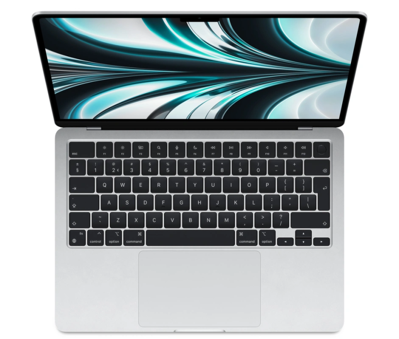 Macbook Air 13" - Apple M2 8-Core - Apple 10-Core GPU - 8GB Ram - SSD 512GB - 2022 - Silver - Nederlands toetsenbord - NEW