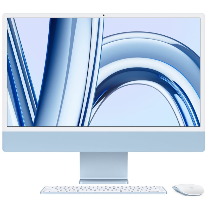 iMac 24" - Apple M3 8C 2,8GHz - 8GB Ram - SSD 256GB - Apple 8C GPU - Blue - Qwerty NL