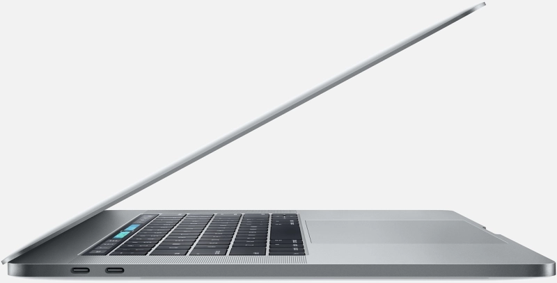 Macbook Pro 15" - Intel i7 2,9GHz - 16GB Ram - SSD 512GB - 2017 - Space Gray - Toetsenbord Belgisch