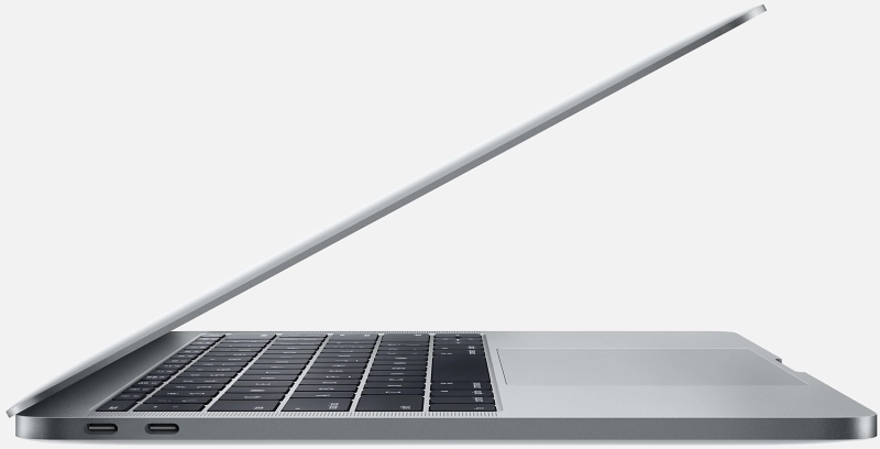 Macbook Pro 13" - Intel DualCore I5 2,9GHz - 8GB Ram - SSD 512GB - 2016 - Space Gray - Qwerty NL