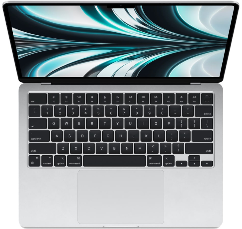 Macbook Air 13" - Apple M2 8-Core - Apple 8-Core GPU - 16GB Ram - SSD 512GB - 2022 - Silver - Qwerty NL