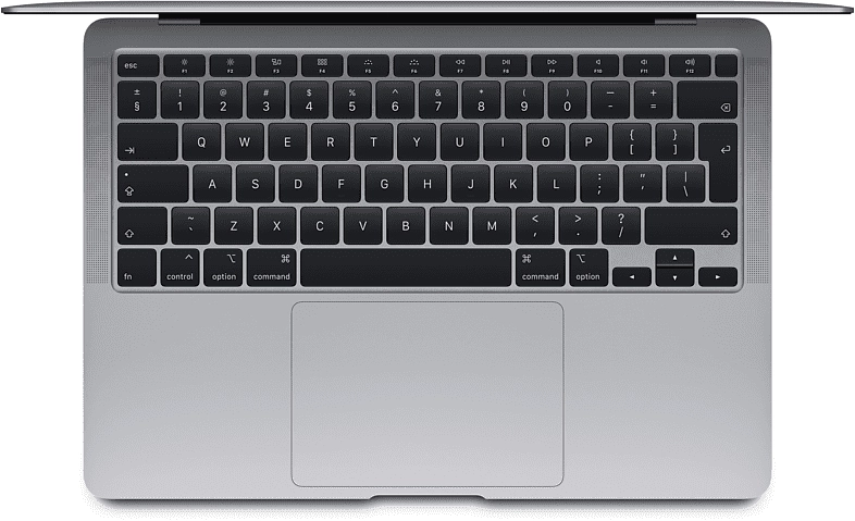 Macbook Air 13" - Intel i5 1,6GHz - 8GB Ram - SSD 128GB - 2019 - Space Gray - Toetsenbord Belgisch