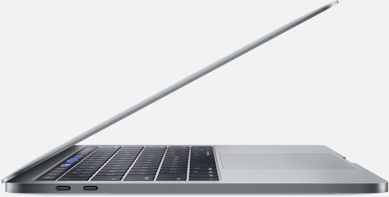Macbook Pro 13" - Intel i5 2,4GHz - 16GB Ram - SSD 256GB - 2019 - Space Gray - Toetsenbord Belgisch